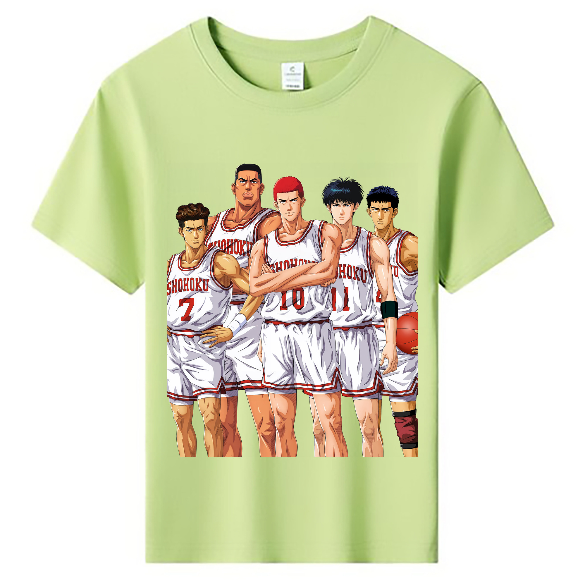 （画像用） SLAM DUNK／スラムダンク 綿100％キッズTシャツ（フロントプリント）